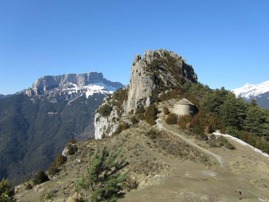 ホテル Hostal Pirineos アインサ エクステリア 写真